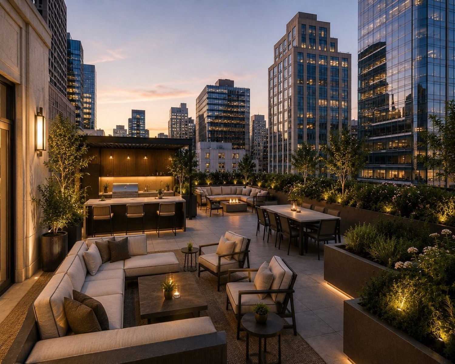Rooftop garden